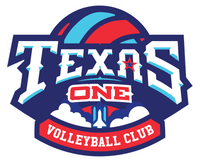 Texas One Volleyball Club banner logo