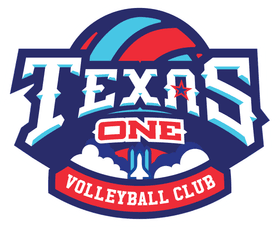 Texas One Volleyball Club banner logo